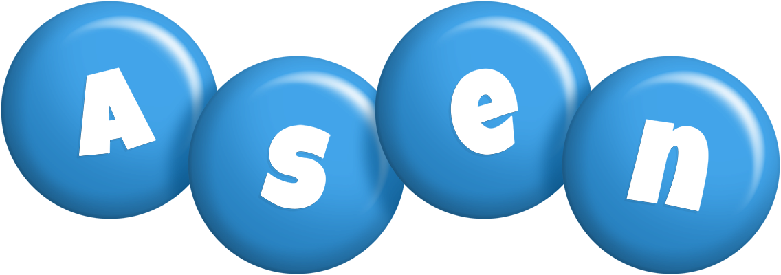 Asen candy-blue logo