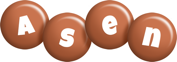 Asen candy-brown logo