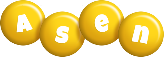 Asen candy-yellow logo