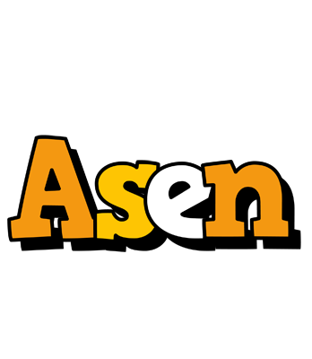 Asen cartoon logo