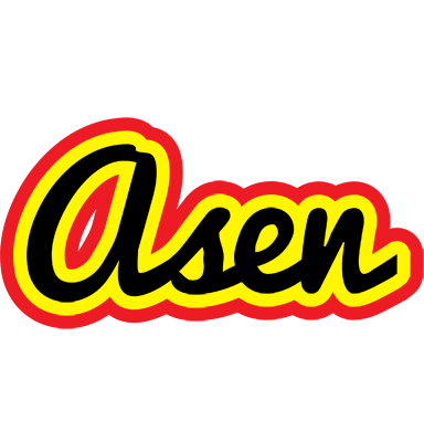 Asen flaming logo