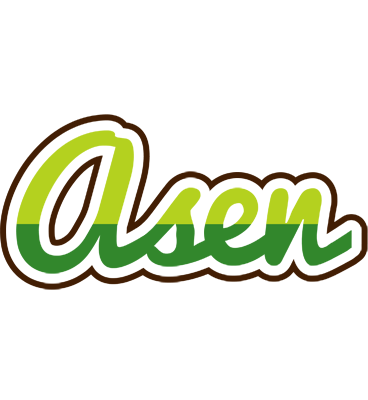 Asen golfing logo
