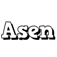 Asen snowing logo