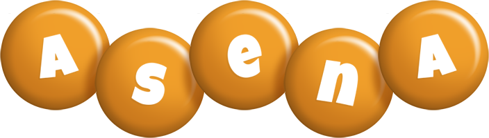 Asena candy-orange logo