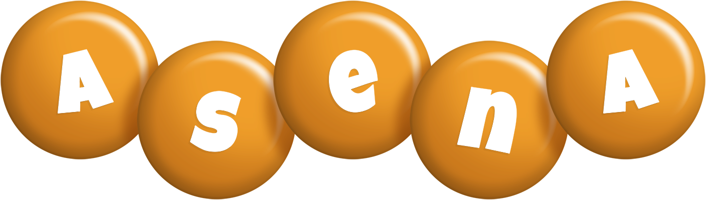 Asena candy-orange logo