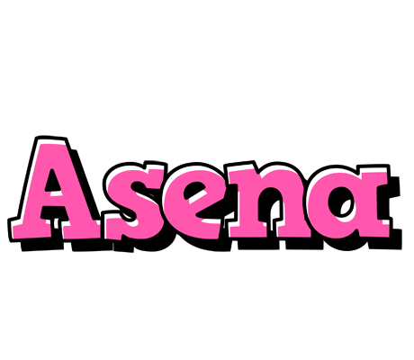 Asena girlish logo
