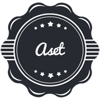 Aset badge logo