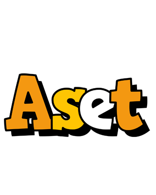 Aset cartoon logo