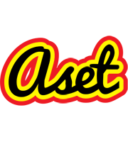 Aset flaming logo