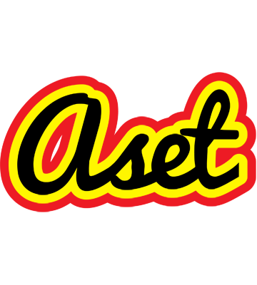 Aset flaming logo