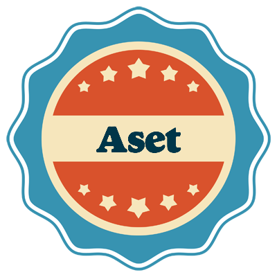 Aset labels logo