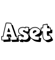 Aset snowing logo