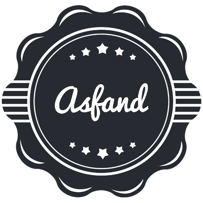 Asfand badge logo