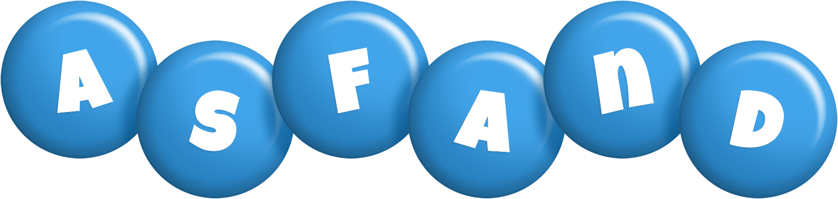 Asfand candy-blue logo