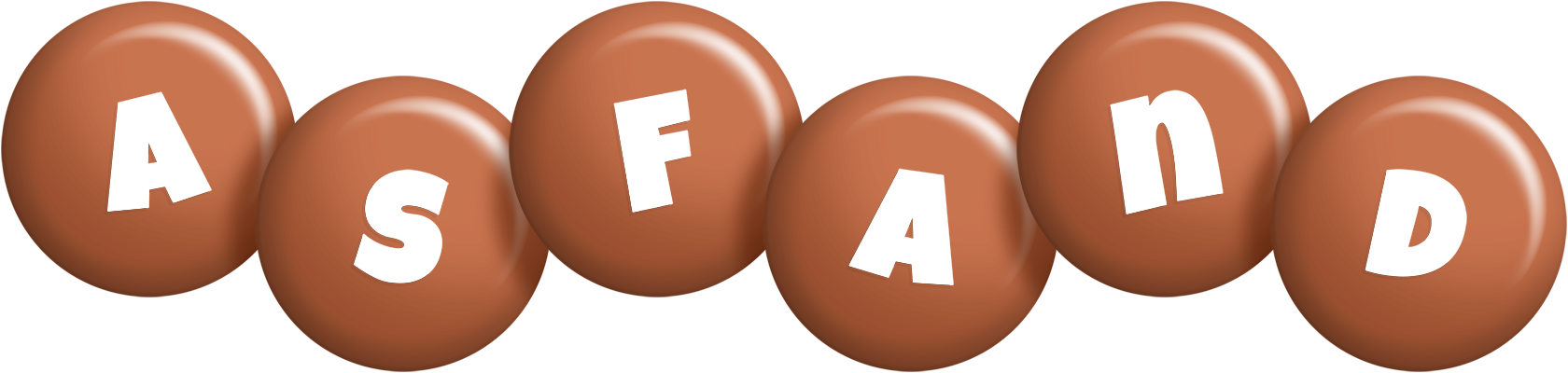 Asfand candy-brown logo