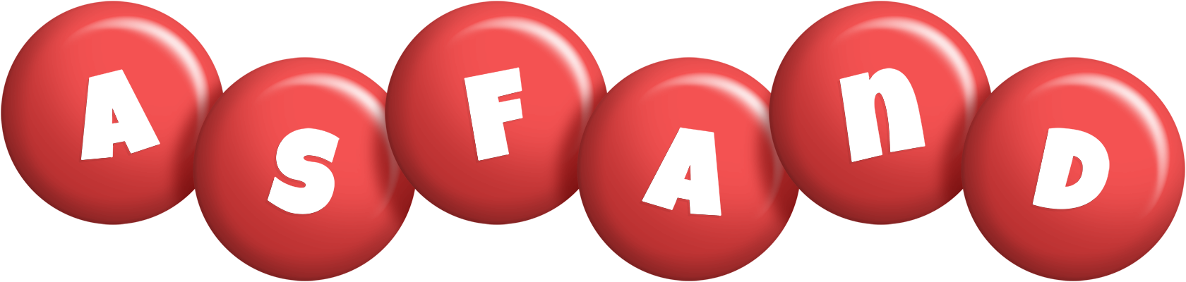 Asfand candy-red logo