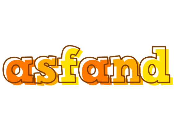 Asfand desert logo