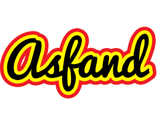 Asfand flaming logo