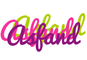 Asfand flowers logo