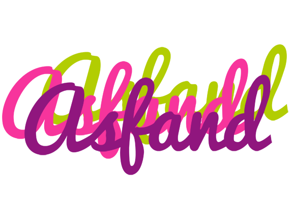 Asfand flowers logo