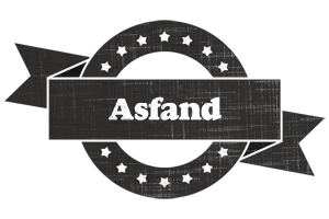 Asfand grunge logo