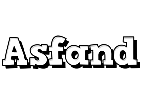 Asfand snowing logo