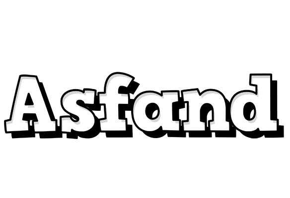 Asfand snowing logo