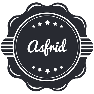 Asfrid badge logo