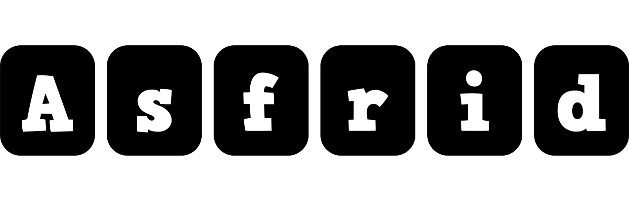 Asfrid box logo