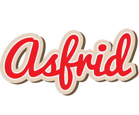 Asfrid chocolate logo