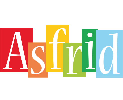 Asfrid colors logo