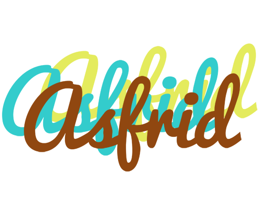 Asfrid cupcake logo