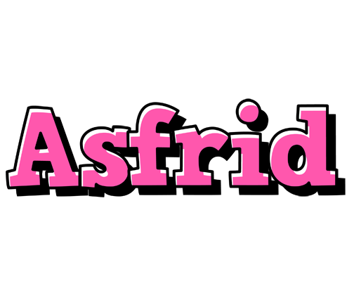 Asfrid girlish logo