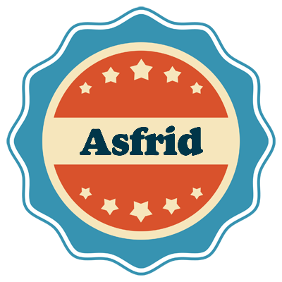 Asfrid labels logo