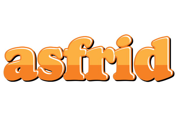 Asfrid orange logo