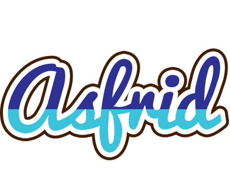 Asfrid raining logo