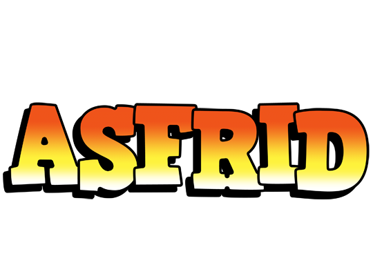 Asfrid sunset logo