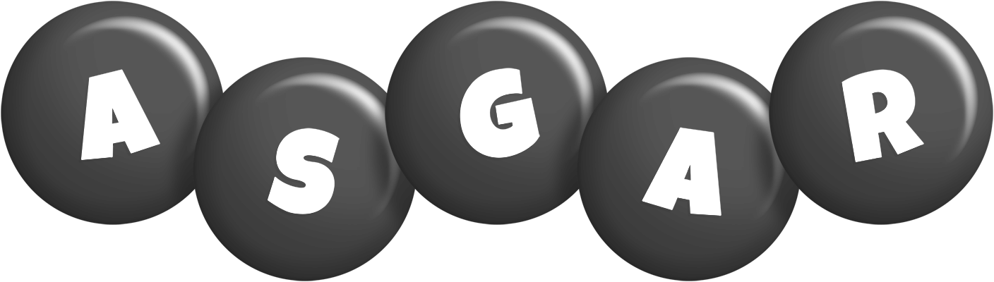 Asgar candy-black logo