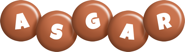 Asgar candy-brown logo