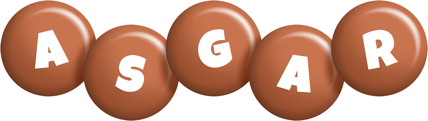 Asgar candy-brown logo