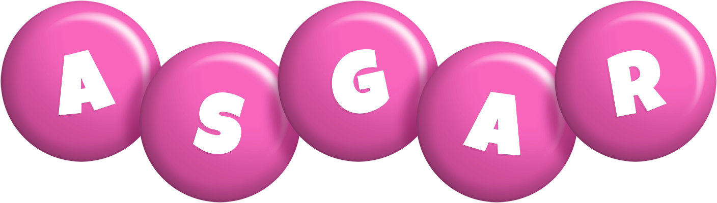 Asgar candy-pink logo