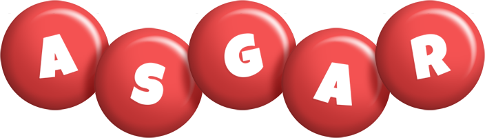 Asgar candy-red logo