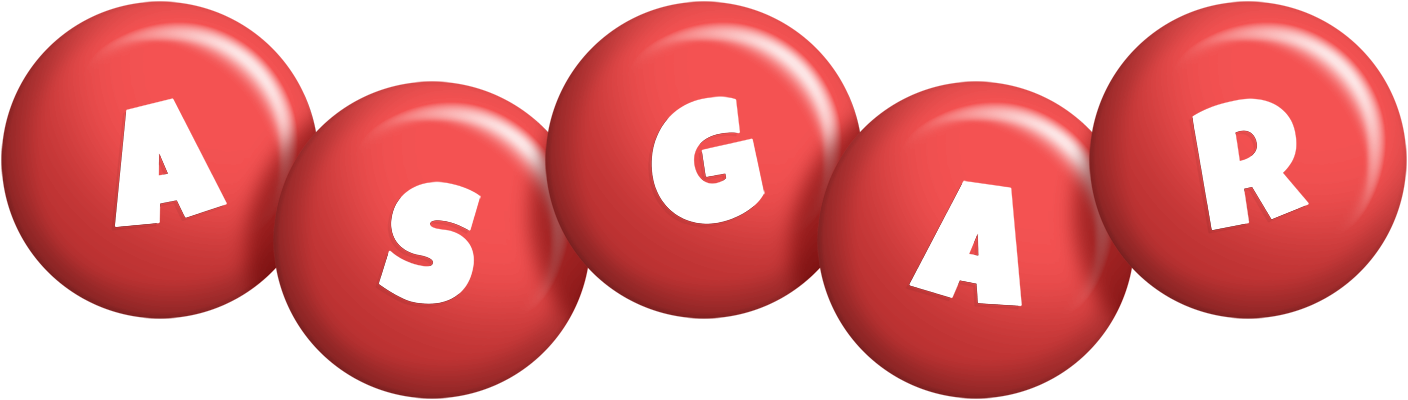 Asgar candy-red logo