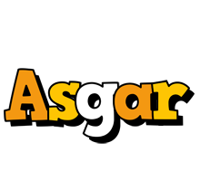 Asgar cartoon logo