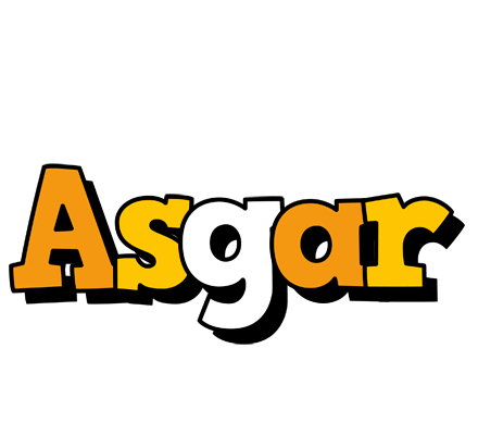 Asgar cartoon logo