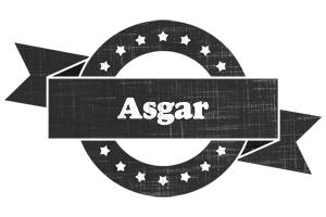 Asgar grunge logo