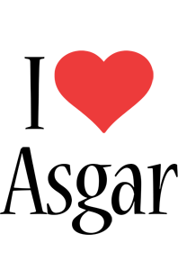 Asgar i-love logo
