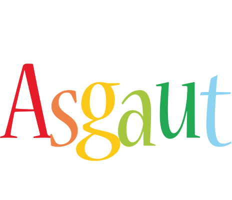 Asgaut birthday logo