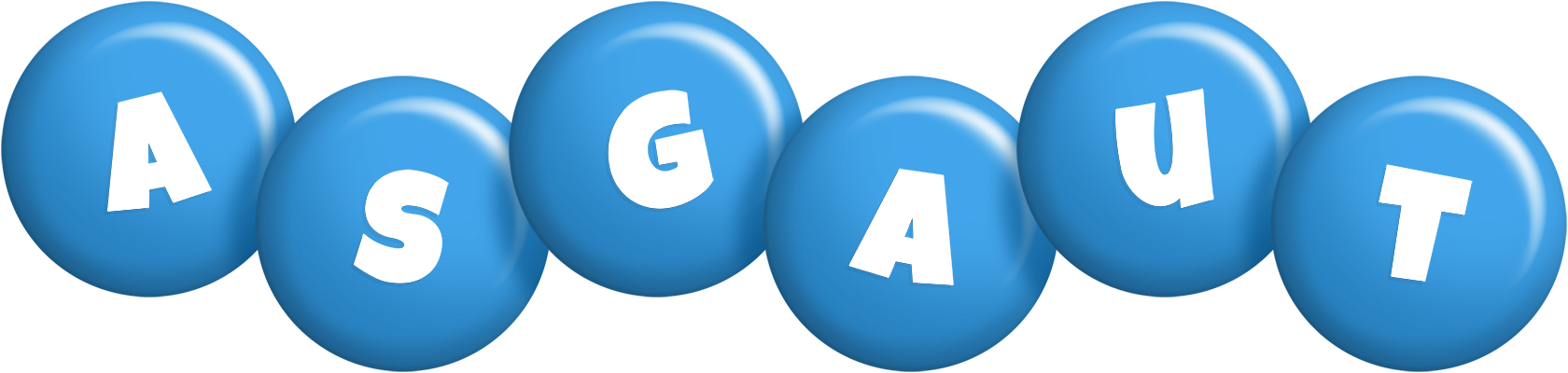 Asgaut candy-blue logo