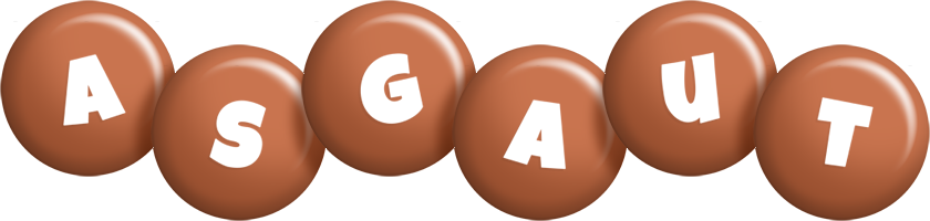 Asgaut candy-brown logo